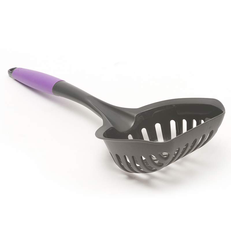 Small Mesh Stainless Steel Cat Litter Scoop Fine Mesh Metal Reptile Litter  Cleaner Scooper Non-stick Coated Metal Litter Scoop Fine Sand Litter Scoope