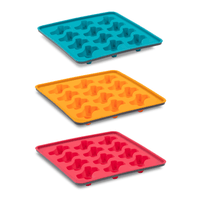 Framed "Spill Resistant" Silicone Dog Treat Mold, 9.5" x 9.5"