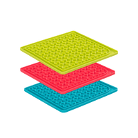 Silicone Therapeutic Dog Lick Mat, 8" x 8"