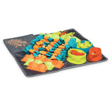 A fully loaded snuffle and lick mat combination.  Removable lick mat can be used separately.  