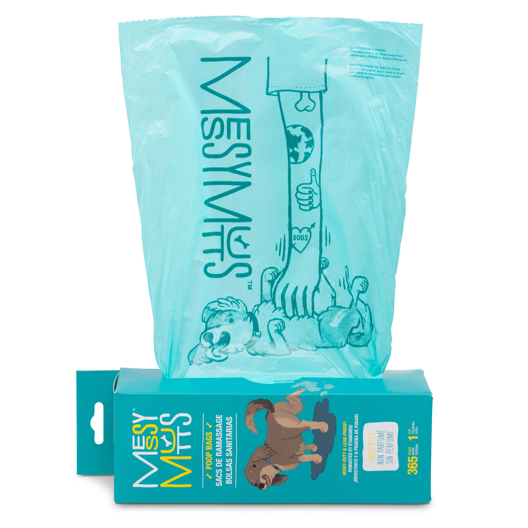 Advanced Biorecycle Poop Bag, Bulk Roll, 365 bags – MessyMutts
