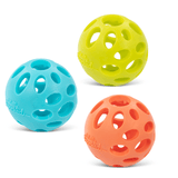 3.1 inch collection of balls.  Great for mids size dogs. 