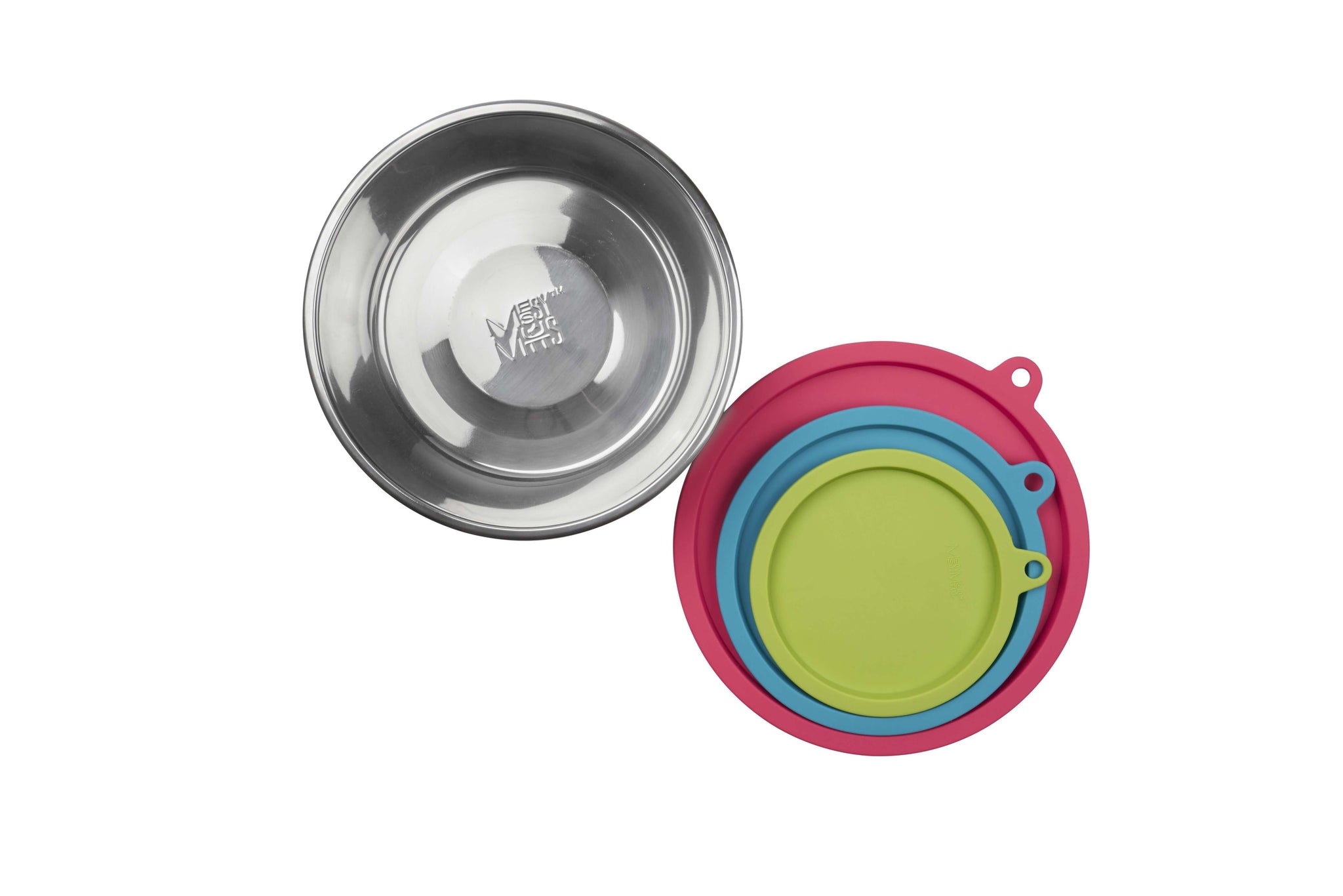 Messy Mutts Messy Mutts Dog Bowl & Lid 3 Pack, 6 CUP