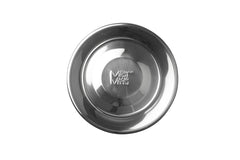 Stainless steel dog feeder replacement bowls.