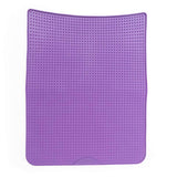 Purple Cat litter mat.  Easy to clean dishwasher safe.