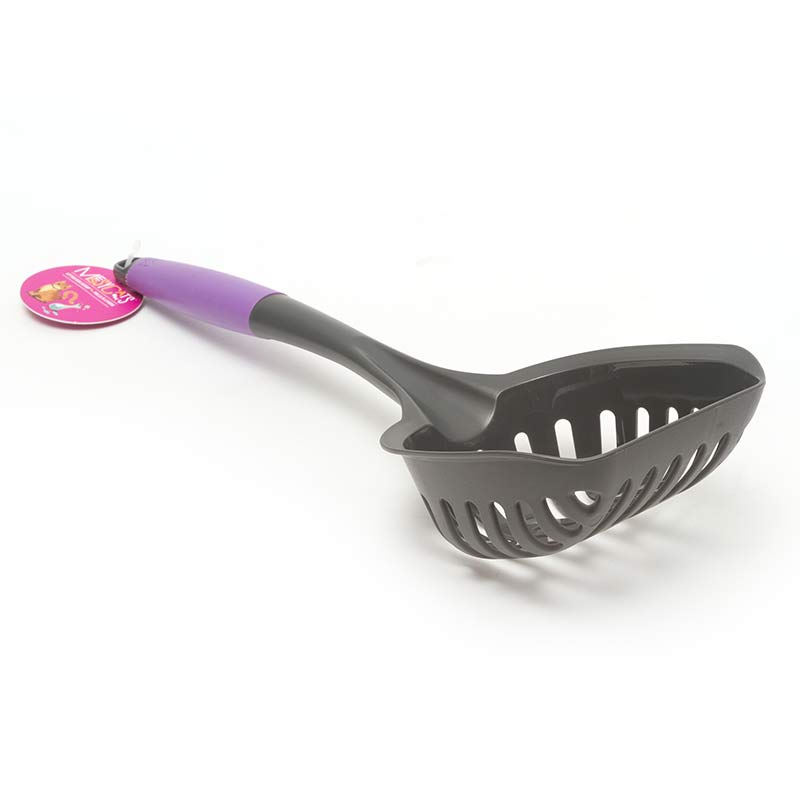 Extra large litter scoop with soft touch handle