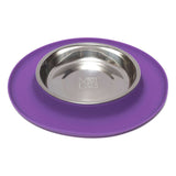 Sucer shaped cat feeder to reduce whisker irritation and  fatigue.  Dishwasher safe.  