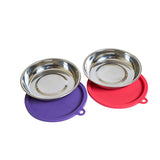 Stainless steel cat bowls with air tight lids and dishwasher safe. 