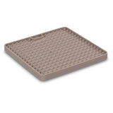 Small cat or dog lick mat.  Small dogs love this lick mat.  Reversible design and dishwasher safe. 
