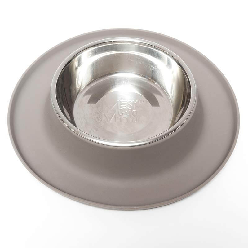Non slip grey extra large dog bowl.  Dishwasher safe. 