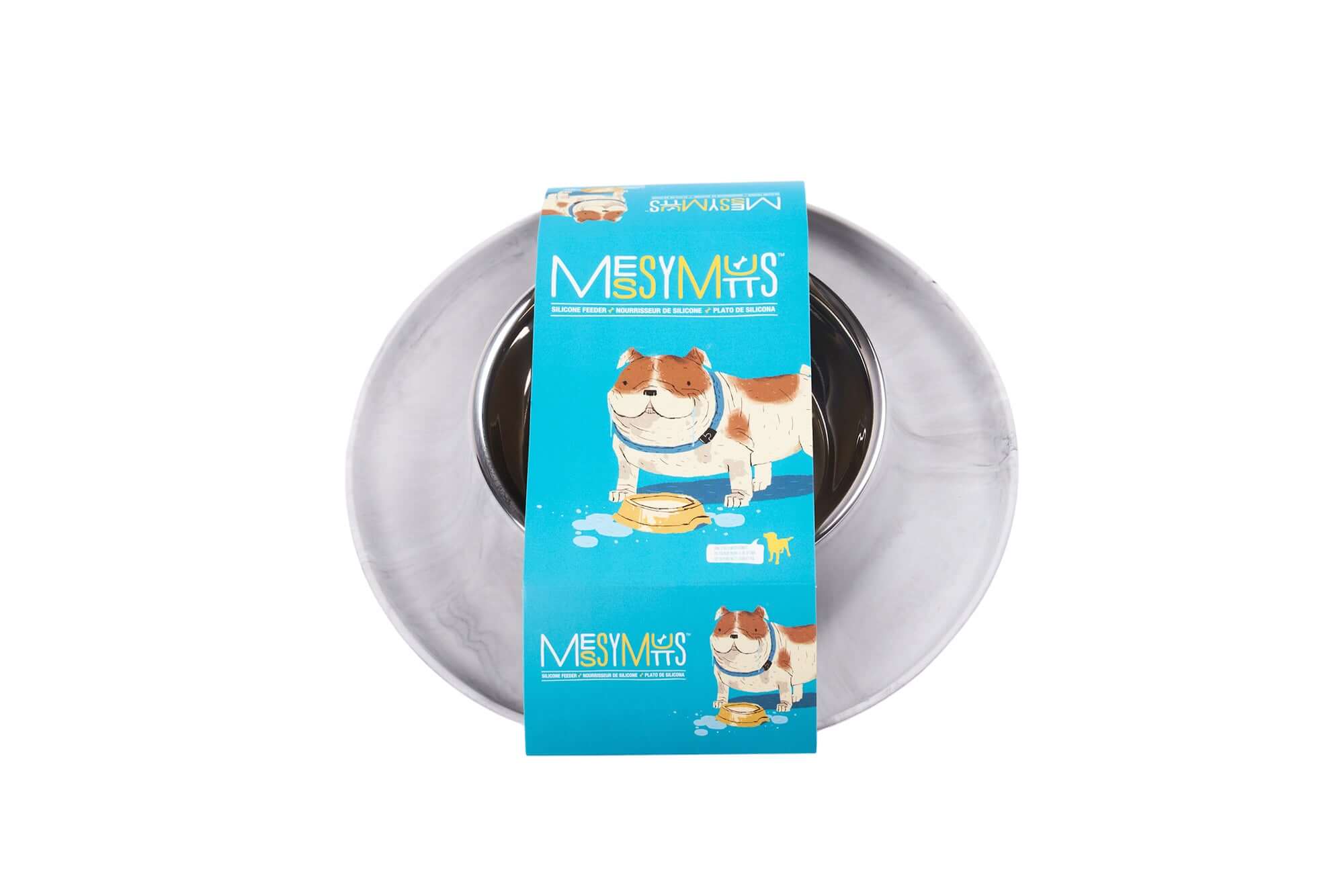 Messy Mutts Cat Silicone Interactive Feeder Large