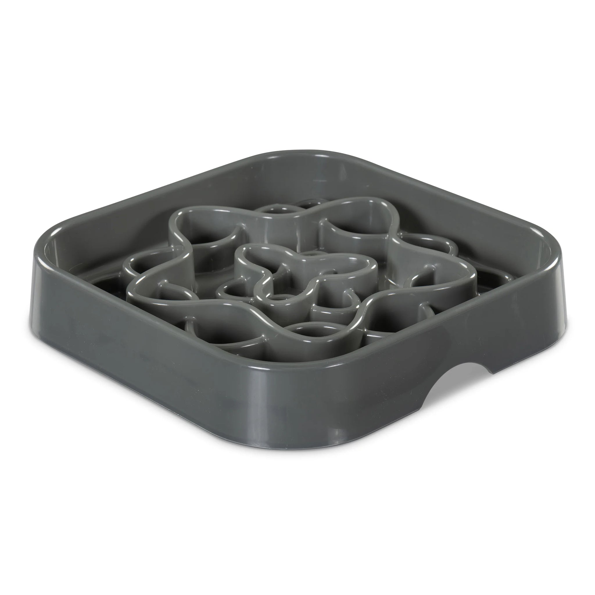 Messy Mutts Slow Feeder Bowl – Interactive Puzzle Dish For Dogs & Cats To Prevent Bloating