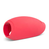 Replacement red silicone for dog water bowl. 
