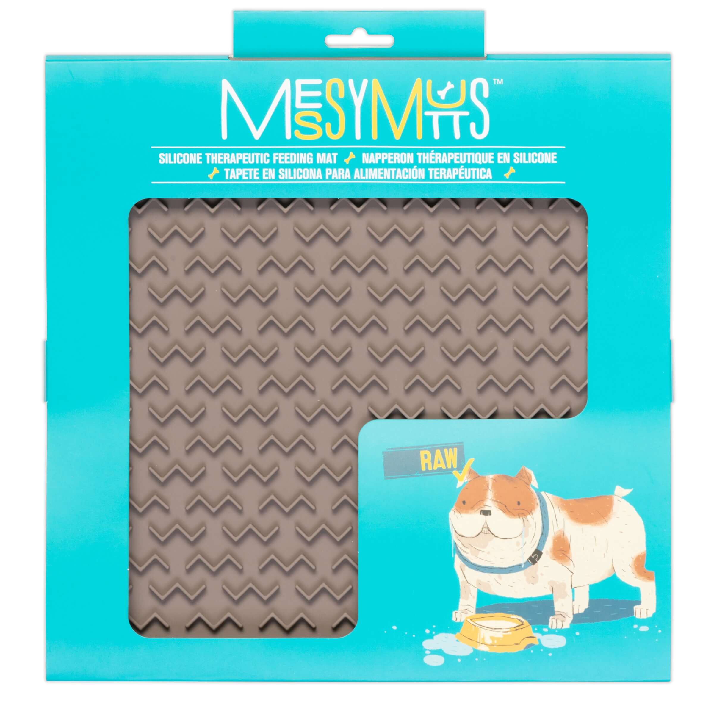Large Silicone Dog Licking Mat Dog Slow Feeder Messy Mutts
