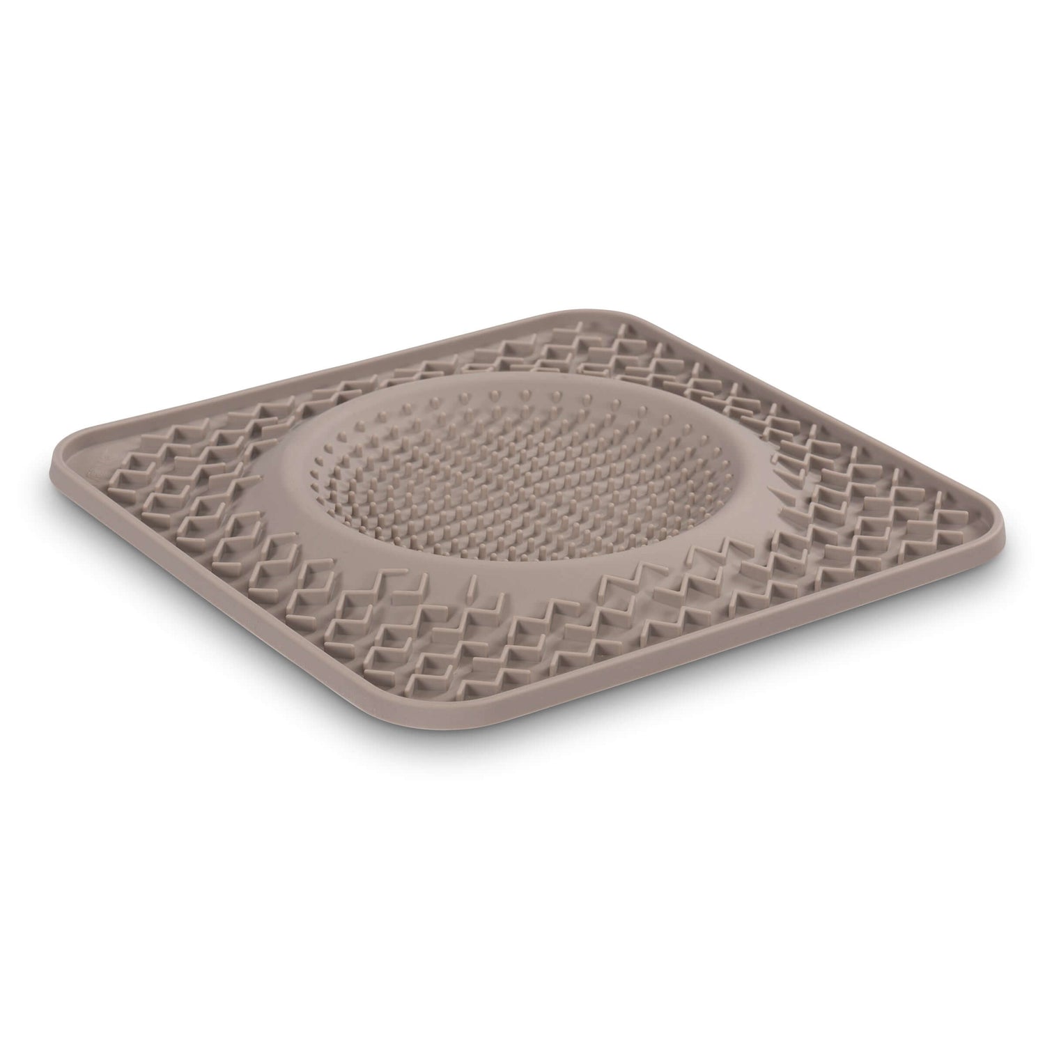 Silicone dog  lick bowl mats are designed to be non slip to give your pup a chance! Hols up to 1 cup in the bowl portion.