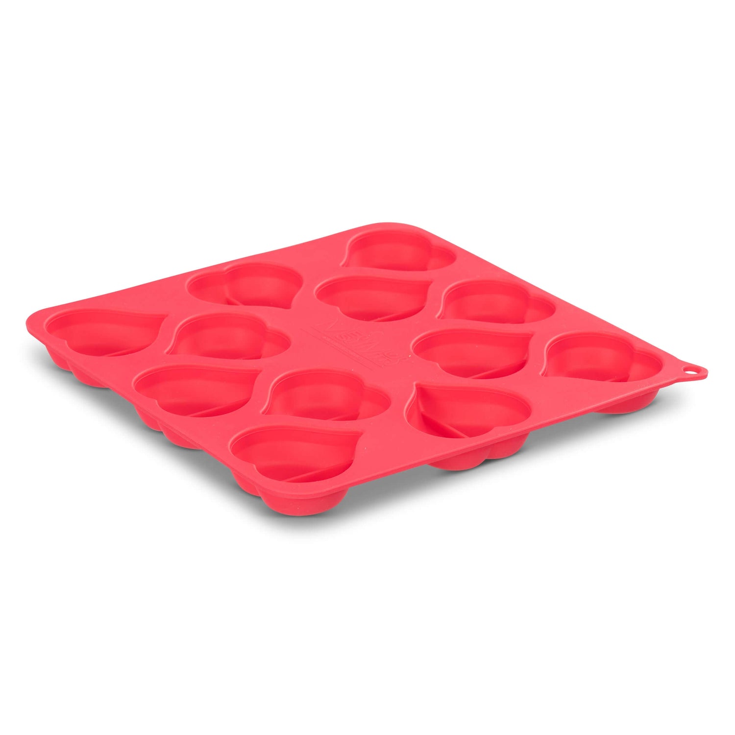 Heart Shape Silicone Bake and Freeze Dog Treat Maker Molds - Pack of 2