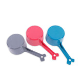 Dog food scoops with hole or easy hanging near your food. Dishwasher safe. 