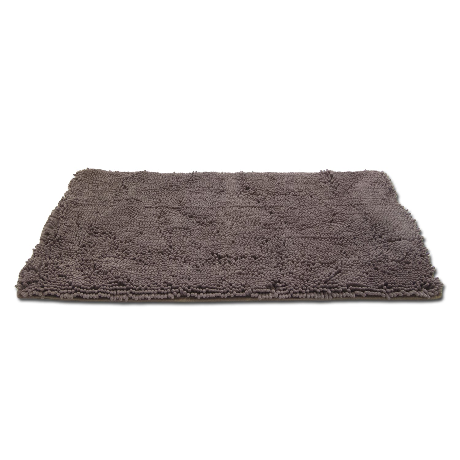 Grey dog mat that is also a towel.  The highest quailyt microfiber to soak up the mess.
