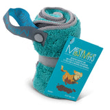 Dog towel with loop to hang on your leash. 