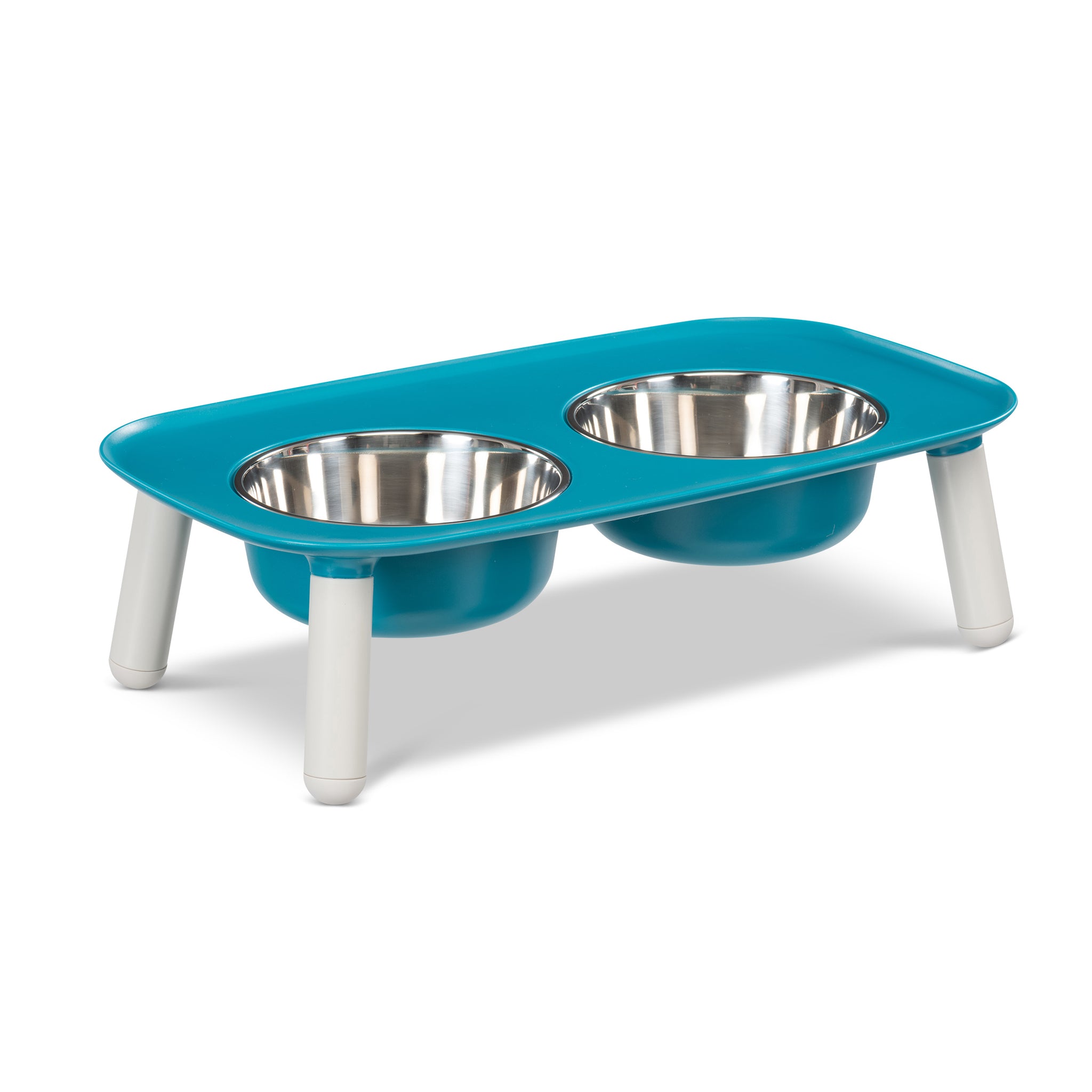 Totally Pooched Elevated Dog Feeder with Stainless Steel Bowls