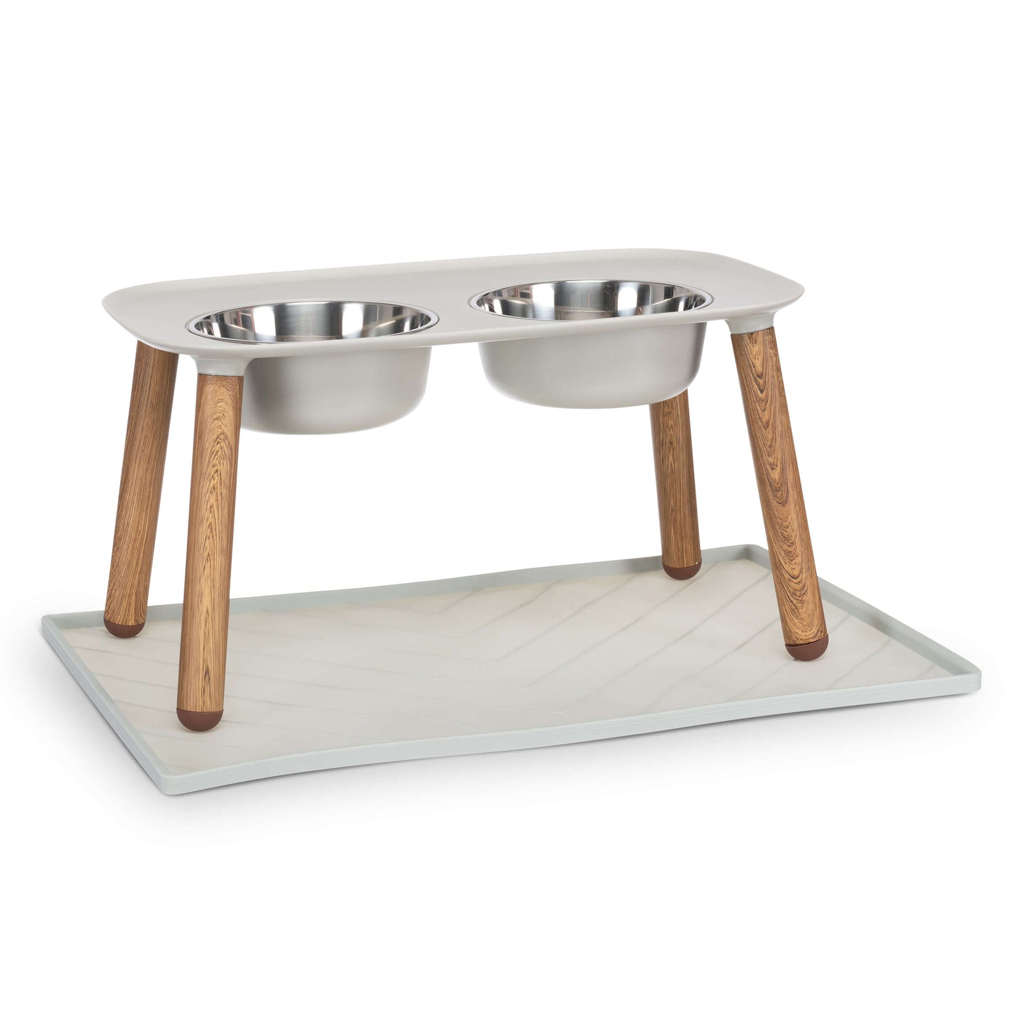 Elevated Double Diner Dog Top Paw Elevated Dog Bowls Petsmart