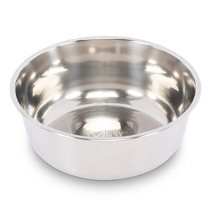 Replacement Stainless steel dog bowl exclusively for messy Mutt elevated feeder. 