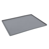 Cool Grey cat or dog bowl mat. 