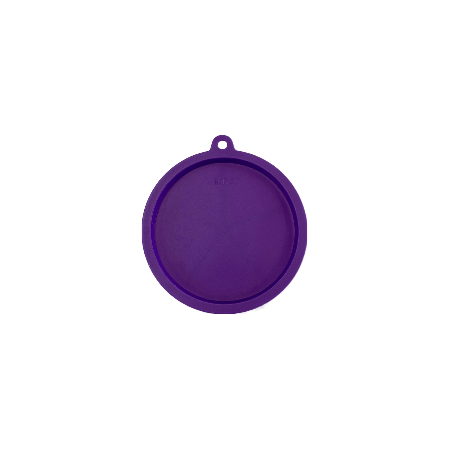 Purple cat bowl lid.  Dishwasher safe.  Great for uneaten canned or raw cat food storage. 