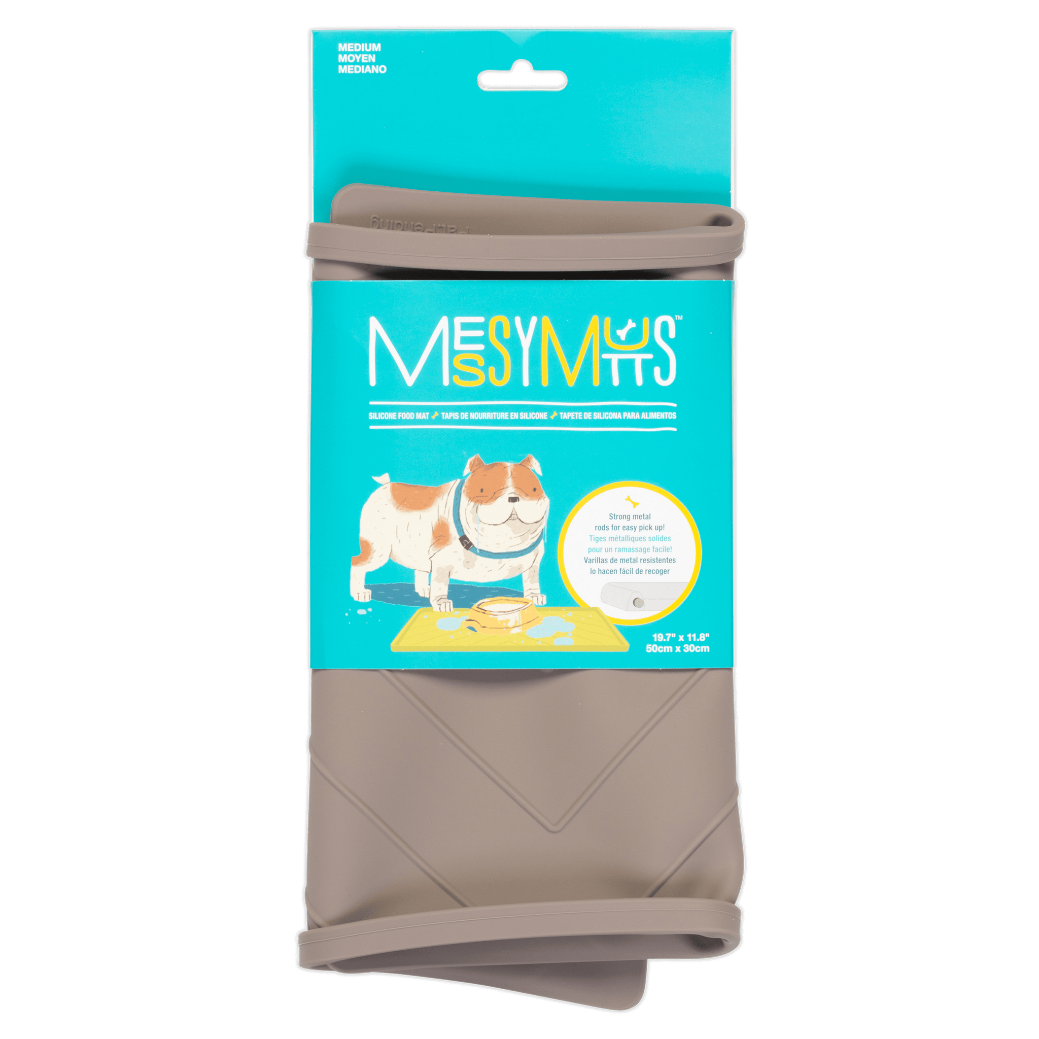 Messy Mutts Silicone Therapeutic Feeding & Licking Dog Bowl Mat