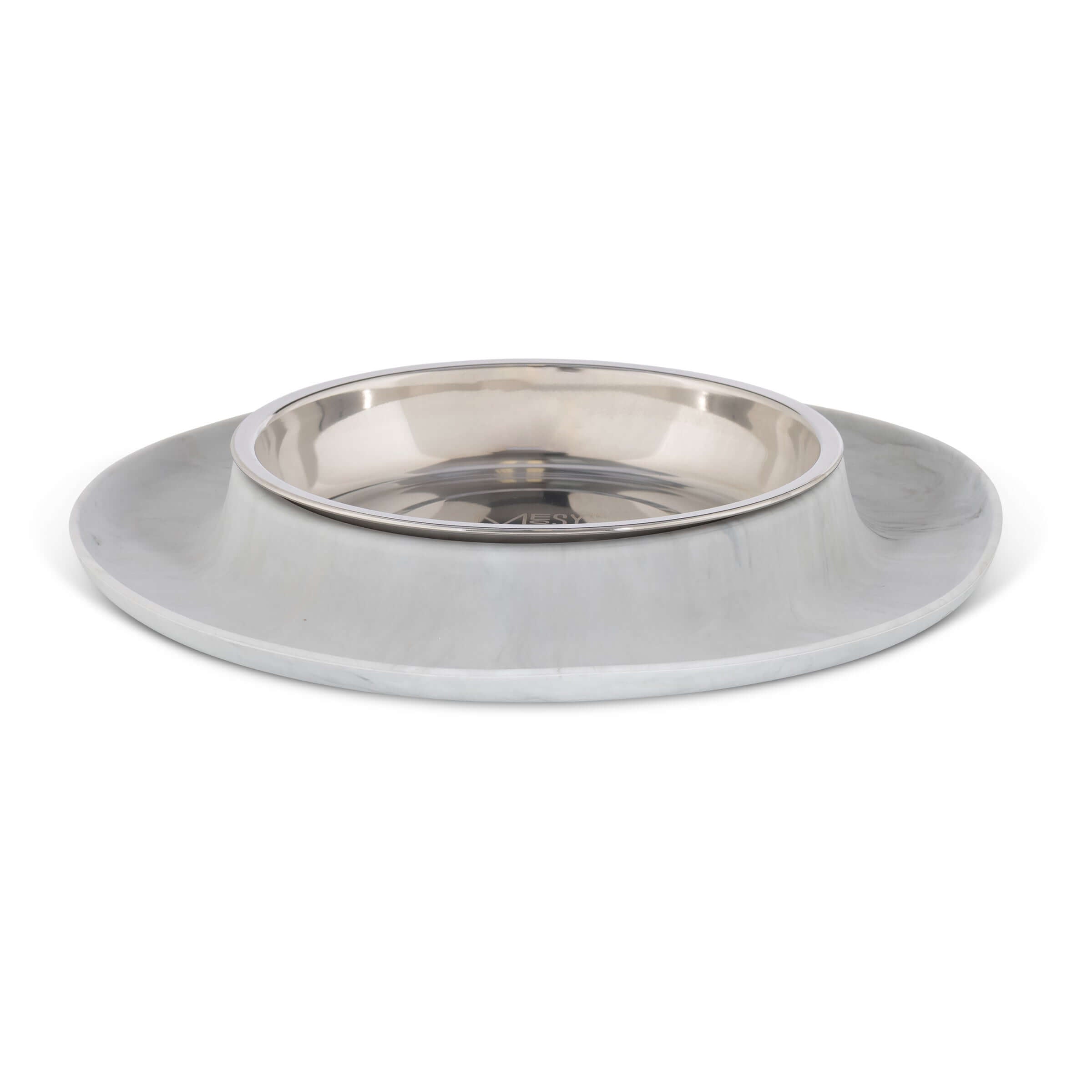 Cat Bowl with Stainless Steel Bowl Messy Cats Messy Mutts