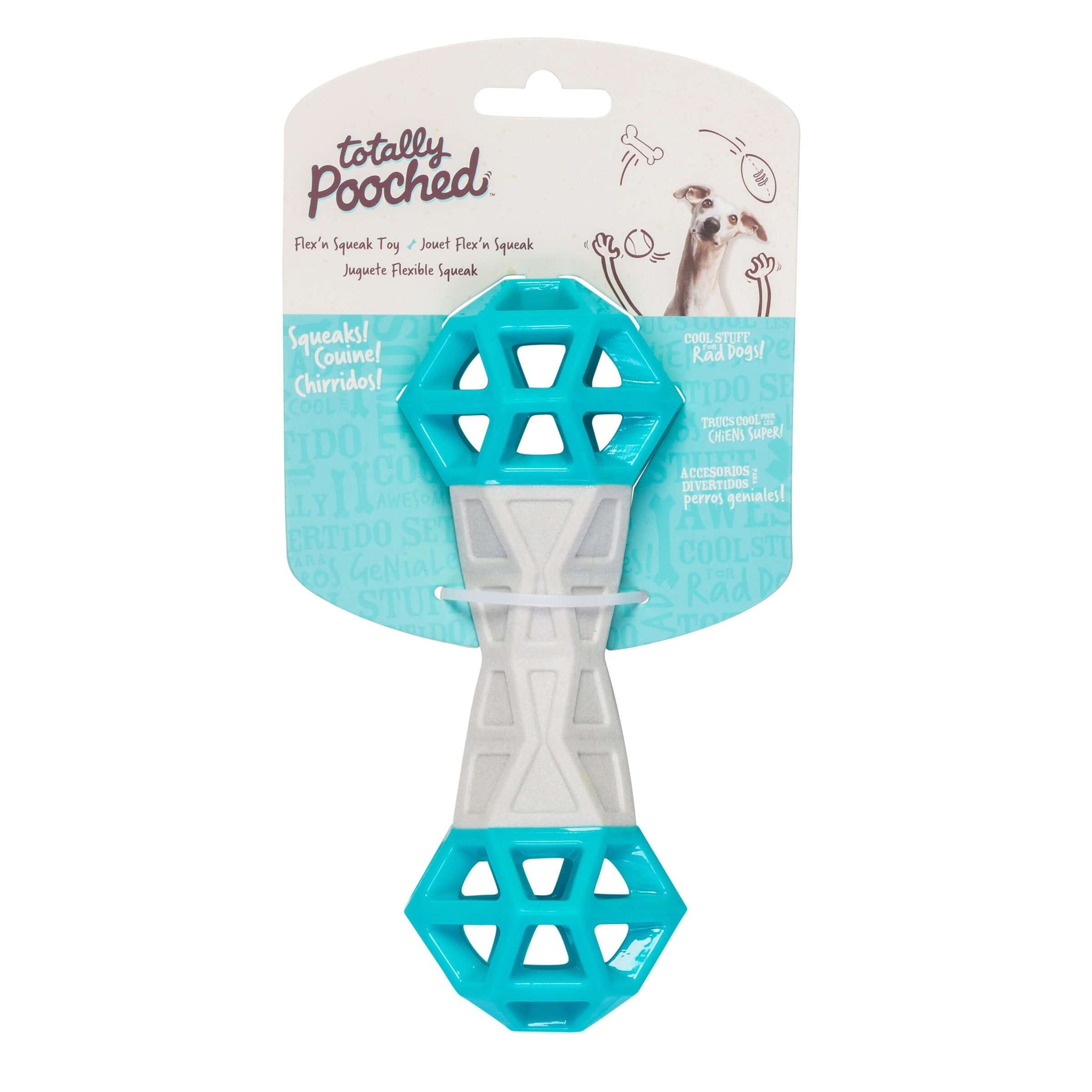 Messy Mutts Stuff'n Shake Barrel Dog Toy - 6" Foam Rubber Puzzle Toy, Treat Dispenser For Mental Stimulation